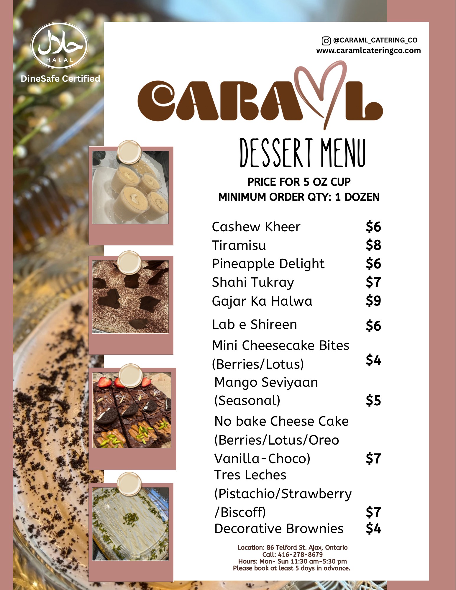 Single Serve Desserts