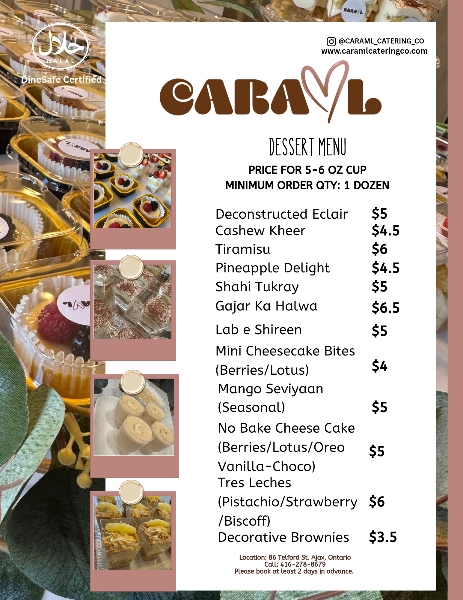 Single Serve Desserts